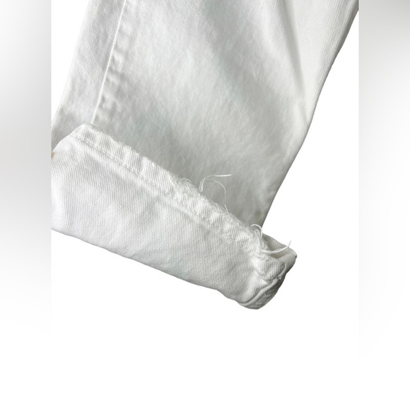 ZARA White Relaxed Fit Distressed Jeans Size 6 - Picture 6 of 7